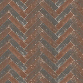 Abbeystones 20x5x7 cm gesmoord bruin met deklaag