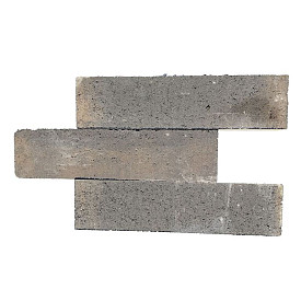 Patioblok Bruin/Zwart 60x12x12cm strak