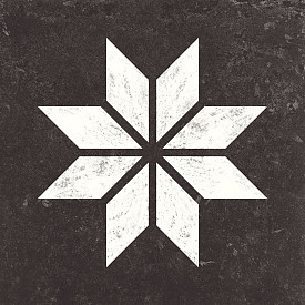 Solostone Belgian Stone Star White  70x70x3,2 cm