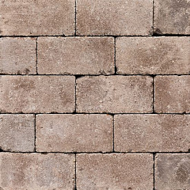 Partij Antieke trommel betonstraatsteen 6cm mangaan OP=OP