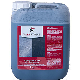 Varistone Impregneer Color 5 liter can Zwart - RAL 9005