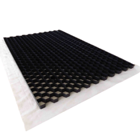 Nidagravel Grit panels Black 120x80x3 cm