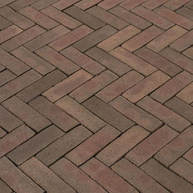 Gebakken DF80 peraldo rood-bruin bont