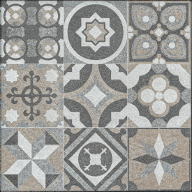 GeoProArte® Mosaic 60x60x4 Taupe Deco