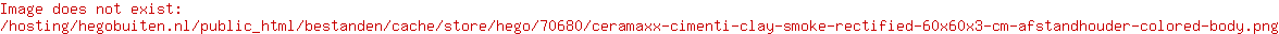 Ceramaxx Cimenti Clay Smoke Rectified 60x60x3 cm, afstandhouder Colored Body