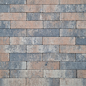 Dikformaat XL 28x7x8 cm tricolore
