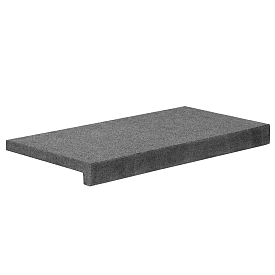 Zwembadrand Tibet Dark Grey Gezoet 60x30x5/2,5 cm