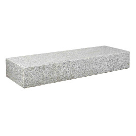 Traptrede Tibet Asian White 100x35x15 cm Gezaagd en gevlamd