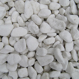 Zak 20 kg Carrara grind 15-25 mm Rond getrommeld