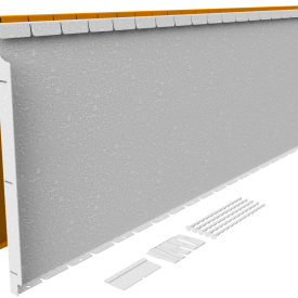 Flexline 560 mm, Gegalvaniseerd incl. 5 grondnagels en verbindingsset
