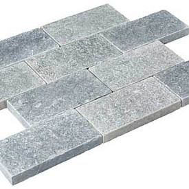 Paving Line Antique Blue Light 20x40x5 cm Soft finish
