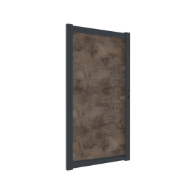 Boston alu poort HPL Eternal iron 98x183cm RAL7016