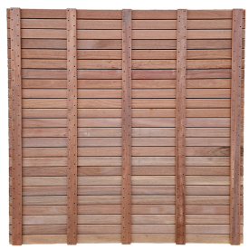 Keruing scherm 53 180x180cm Premium FCQ FSC®100% FSC®-C003450