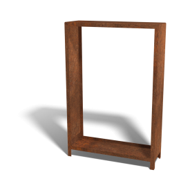 Cortenstaal houtopslag 180x120x40