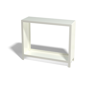 Gepoedercoat staal houtopslag 100x120x40-RAL9010 (wit)