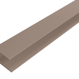 WEO35 Alu F-profiel Light Grey L-300cm 65x80mm - RAL7006
