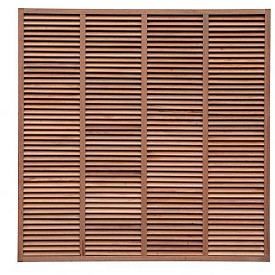 Keruing trellis 26 Louvre 180x180cm Premium FCQ FSC®100% FSC®-C003450