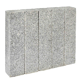 Palissades Tibet Asian White Suprema 100x12x12 cm Gezaagd en gevlamd