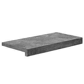 Zwembadrand Spotted Blue recht voorzijde gezoet 60x30x5/2,5 cm Riven