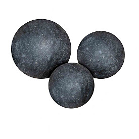 Set bollen Black granite, gepolijst Ø 45, 35 en 25 cm Gepolijst