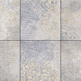 Cerasun Catania Decor Blue 60x60x4cm