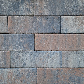 Longstone opritsteen 7 cm tricolore