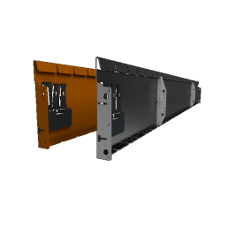 Flexline 240 mm, Gegalvaniseerd incl. 5 grondnagels en verbindingsset