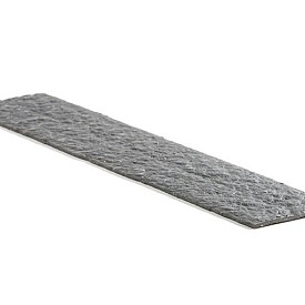 Ecolat Grijs recht 19cm x 10mm 2m