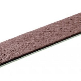 Ecolat Bruin recht 19cm x 10mm 2m