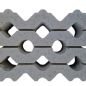 Grasbeton 40x60x12 cm grijs vlak (DR)