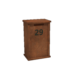 Cortenstaal brievenbus Type M