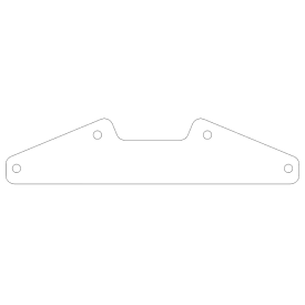 Cortenstaal plantenbak - Koppelplaat - 135°