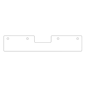 Cortenstaal plantenbak - Koppelplaat - 180°