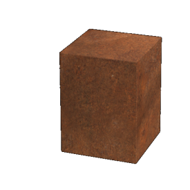 Cortenstaal sokkel Ohio 30 x 30 x 40 cm