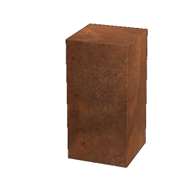 Cortenstaal sokkel - Ohio - 30 x 30 x 60 cm