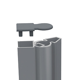 Boston afdek-kap en schroeven voor hoekprofiel variabel