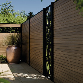 Boston Decopaneel Hera verticaal 58x182cm dikte 2 mm RAL9005