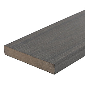 WPC 22,5x138mm Fiberdeck Premium kantplank massief Dark Grey