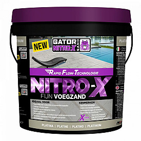 MBI Gator Nitro X Fijn 12,5 kg Platina