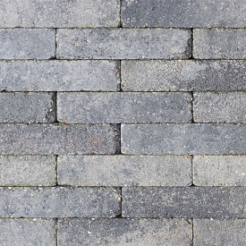 Stonique trommel dikformaat XL 28x7x8 cm Grijs/Zwart