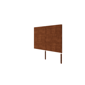 Cortenstaal schutting H3 - Complete set - 252 x 6 x 190 cm