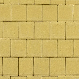 Betonstraatsteen half 8 cm geel