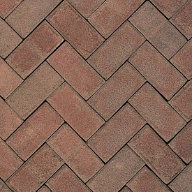 Gebakken KK70 Ravenna ongetrommeld bruin rood bezand designa