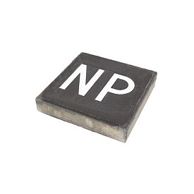 Verkeerstegel 30x30x6 cm met opdruk NP