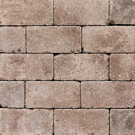 Partij Antieke trommel betonstraatsteen 6cm Mangaan OP=OP