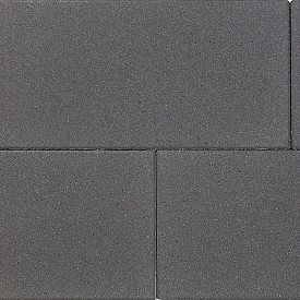 H2O comfort square 60x30x5 cm black