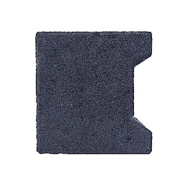 H-verbandsteen begin/eind 8 cm antraciet