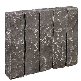 Palissades Vietnamees Basalt 30x12x12 cm Bekapt