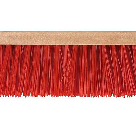 Bezem rood 28cmTT