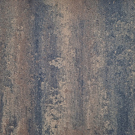 H2O comfort square 60x60x4 cm metallica corten